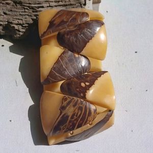 Vintage tagua nut Bracelet